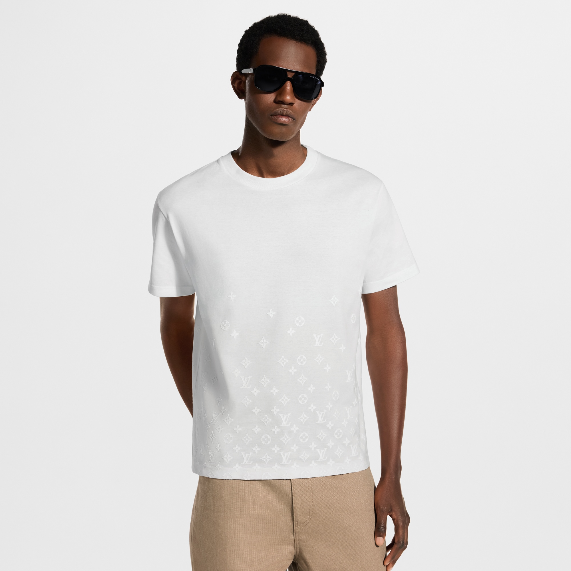 Flock Print Monogram Gradient T-Shirt - Ready-to-Wear 1AK7LQ